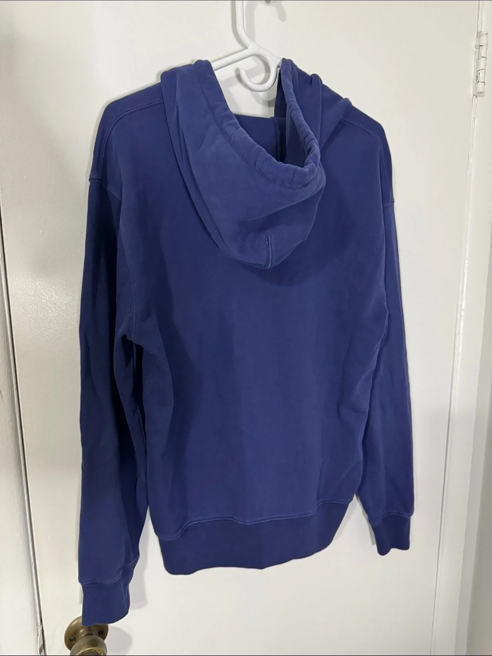 J. Crew Men’s Medium Vintage Fleece Navy Blue Zip-Up Hoodie